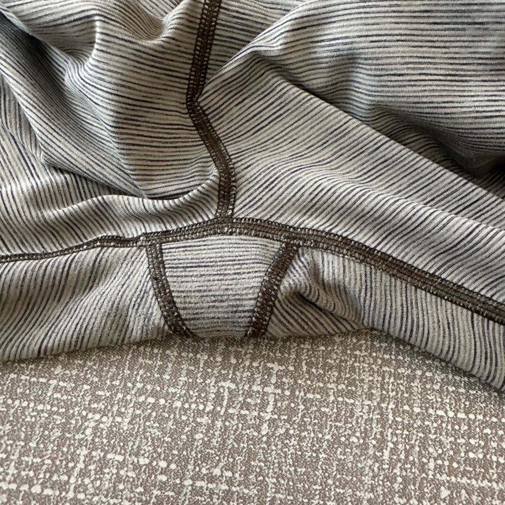 Lululemon Wunder Under High-Rise Tight Leggings Size 4 Gray Stripes - Picture 7 of 8